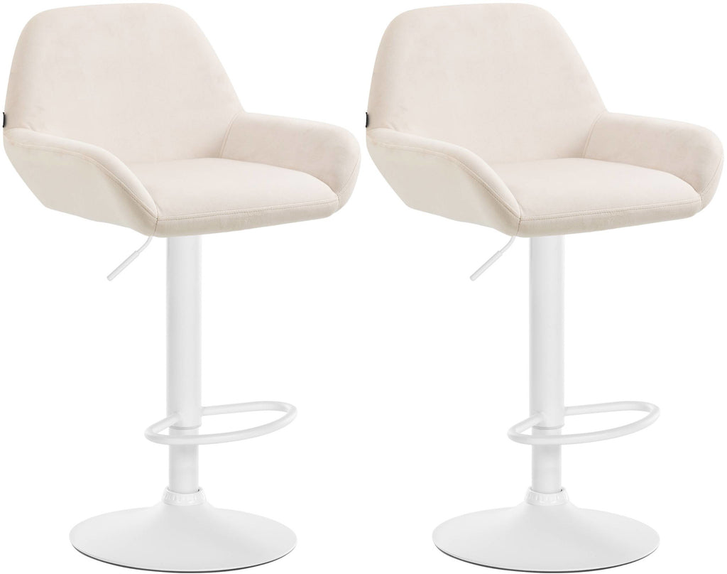 2er Set Barhocker Braga Samt