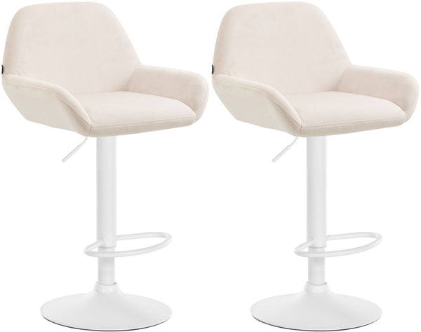 2er Set Barhocker Braga Samt
