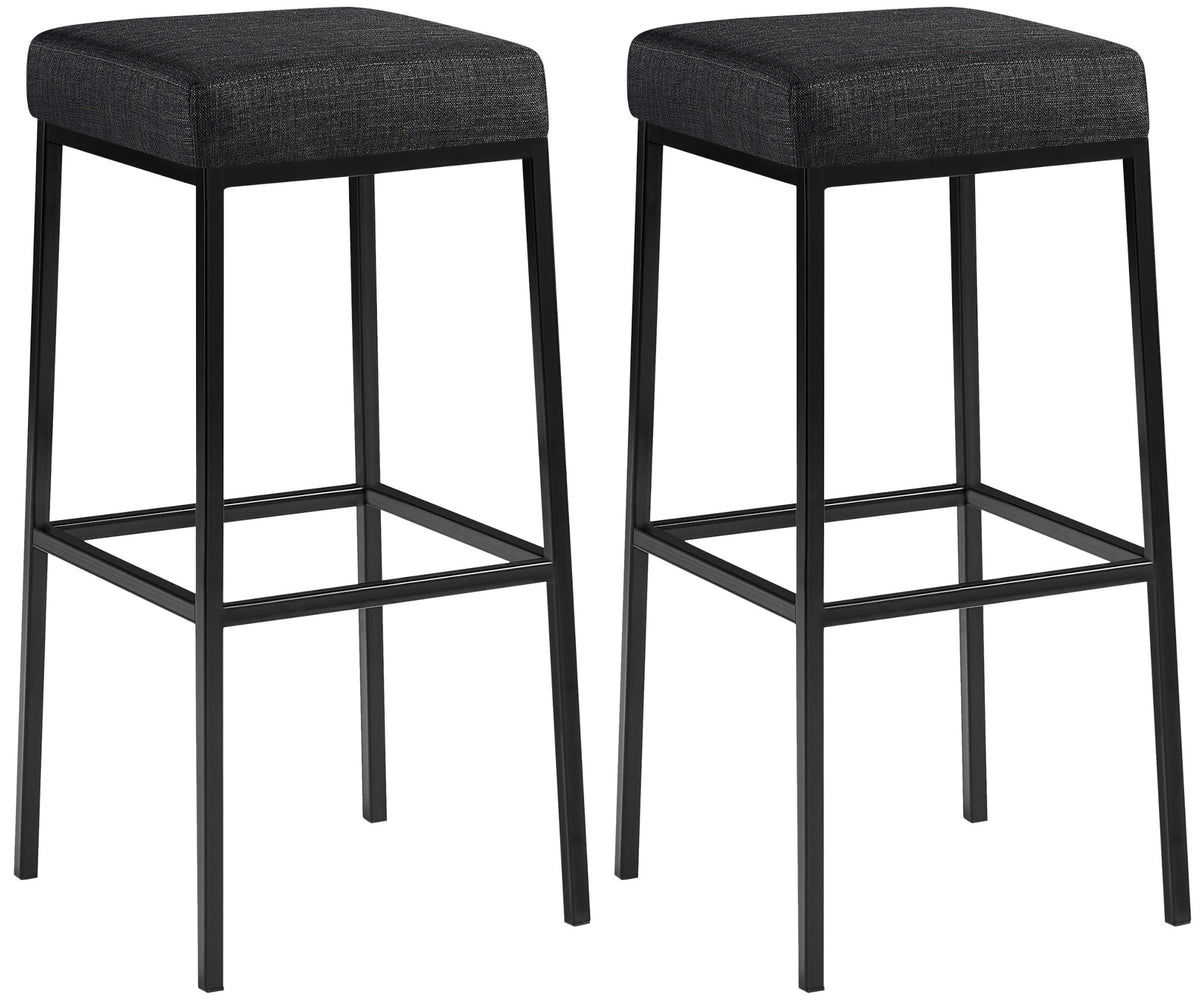 2er Set Barhocker Montreal Stoffbezug Hauptbild