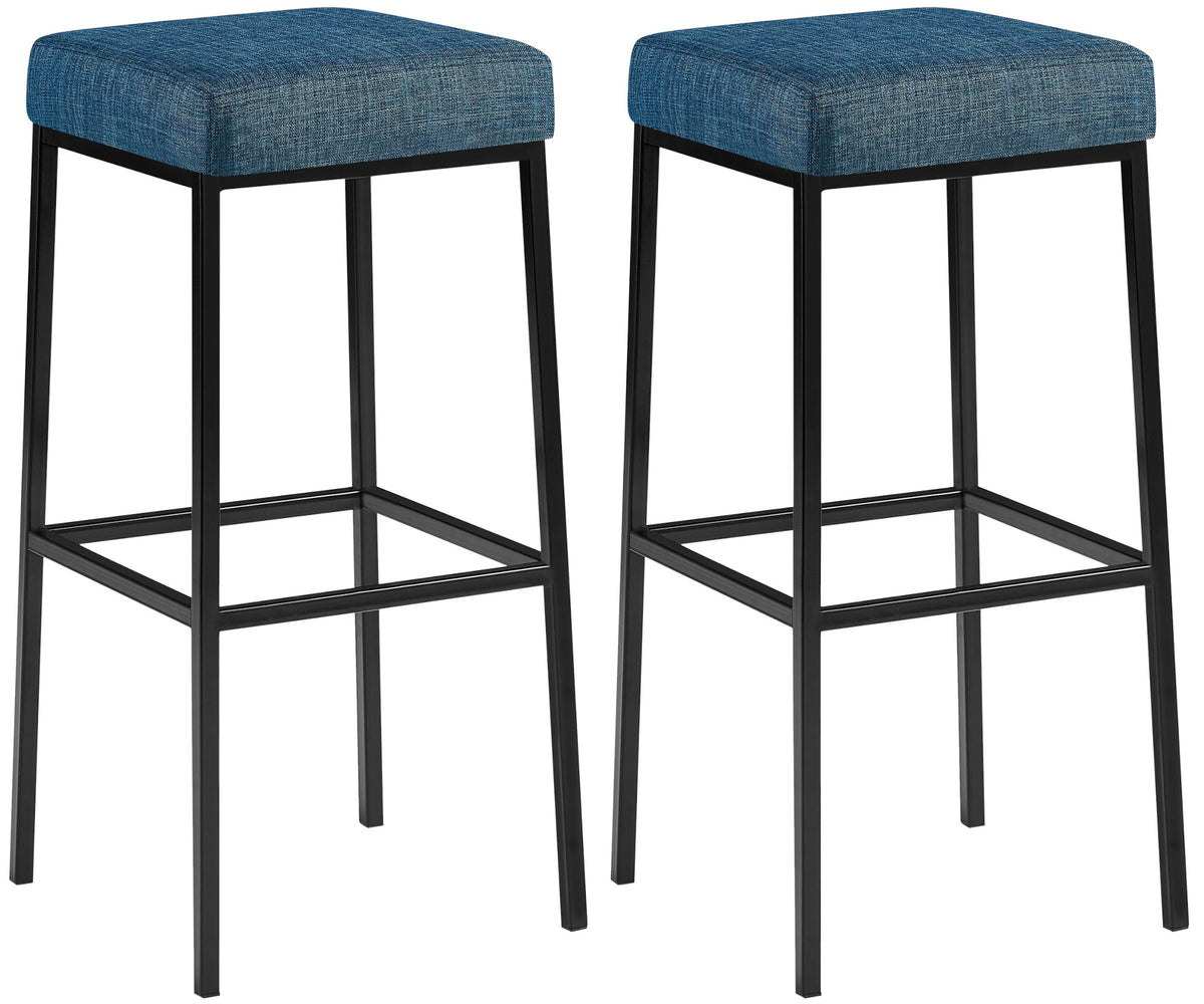 2er Set Barhocker Montreal Stoffbezug Hauptbild