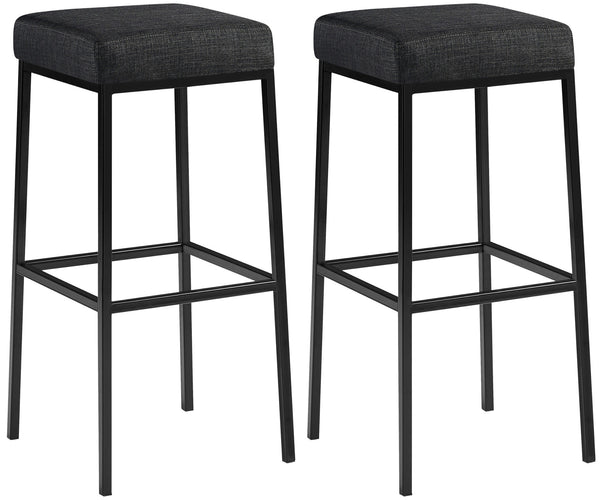 2er Set Barhocker Montreal Stoffbezug