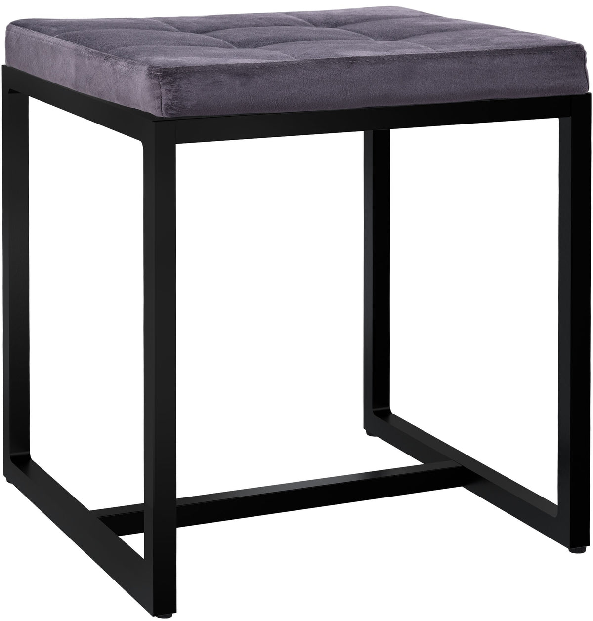 Sitzhocker Barci mit schwarzem Gestell Hauptbild
