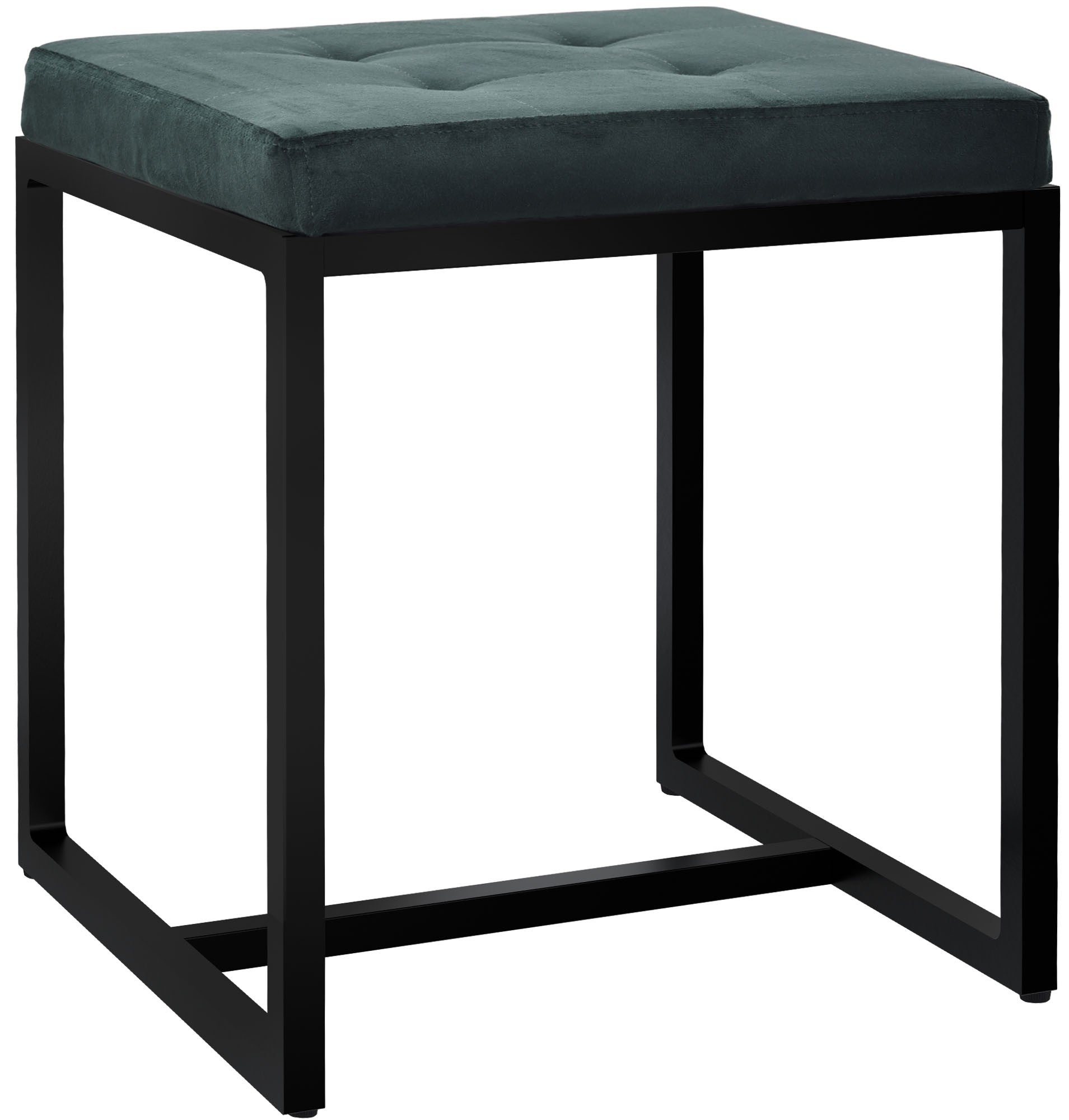 Sitzhocker Barci mit schwarzem Gestell Zweitbild