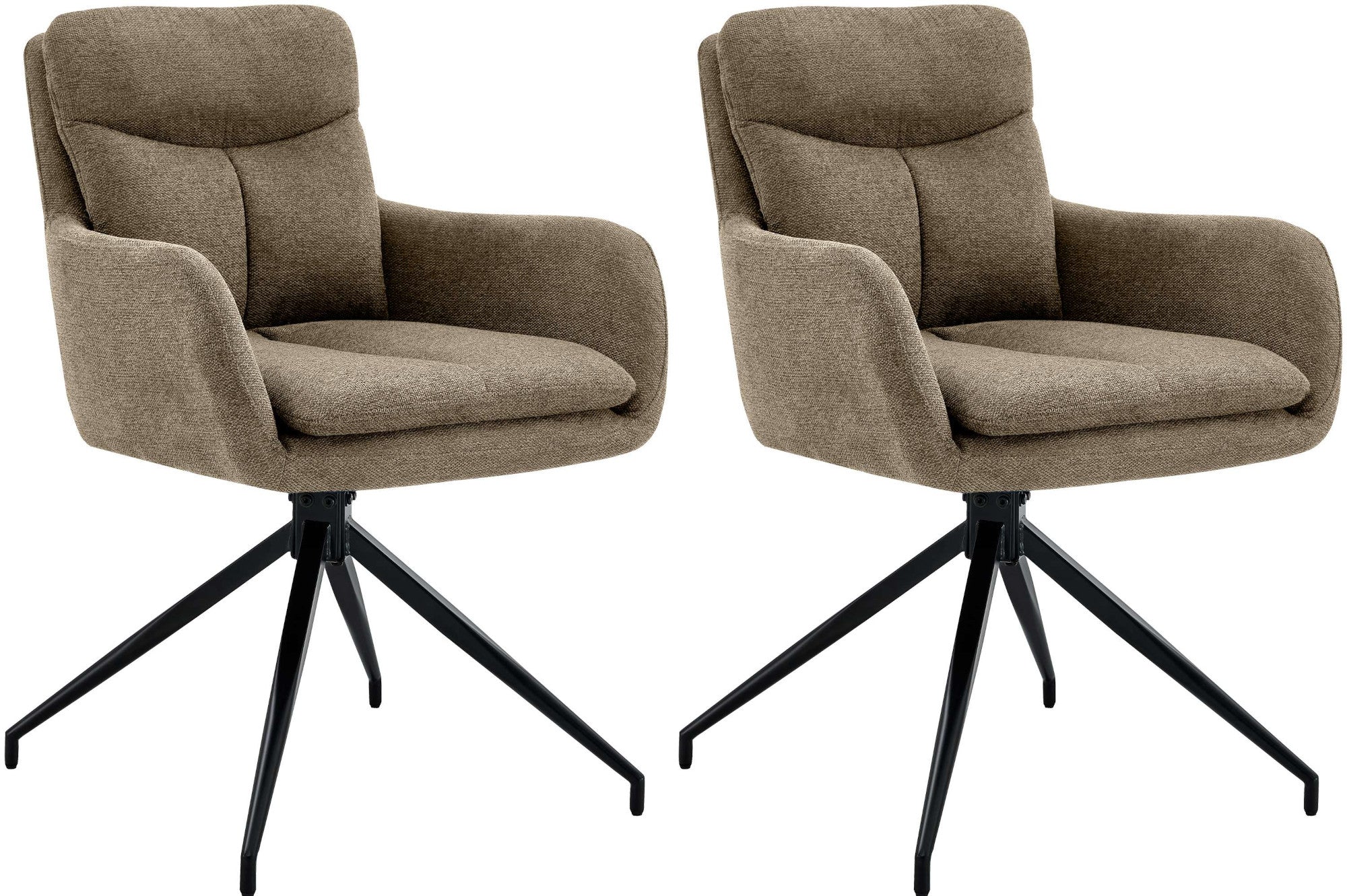 2er Set Esszimmerstuhl Somers Stoff Zweitbild
