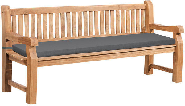 Gartenbank Teakholz Jackson mit Sitzkissen