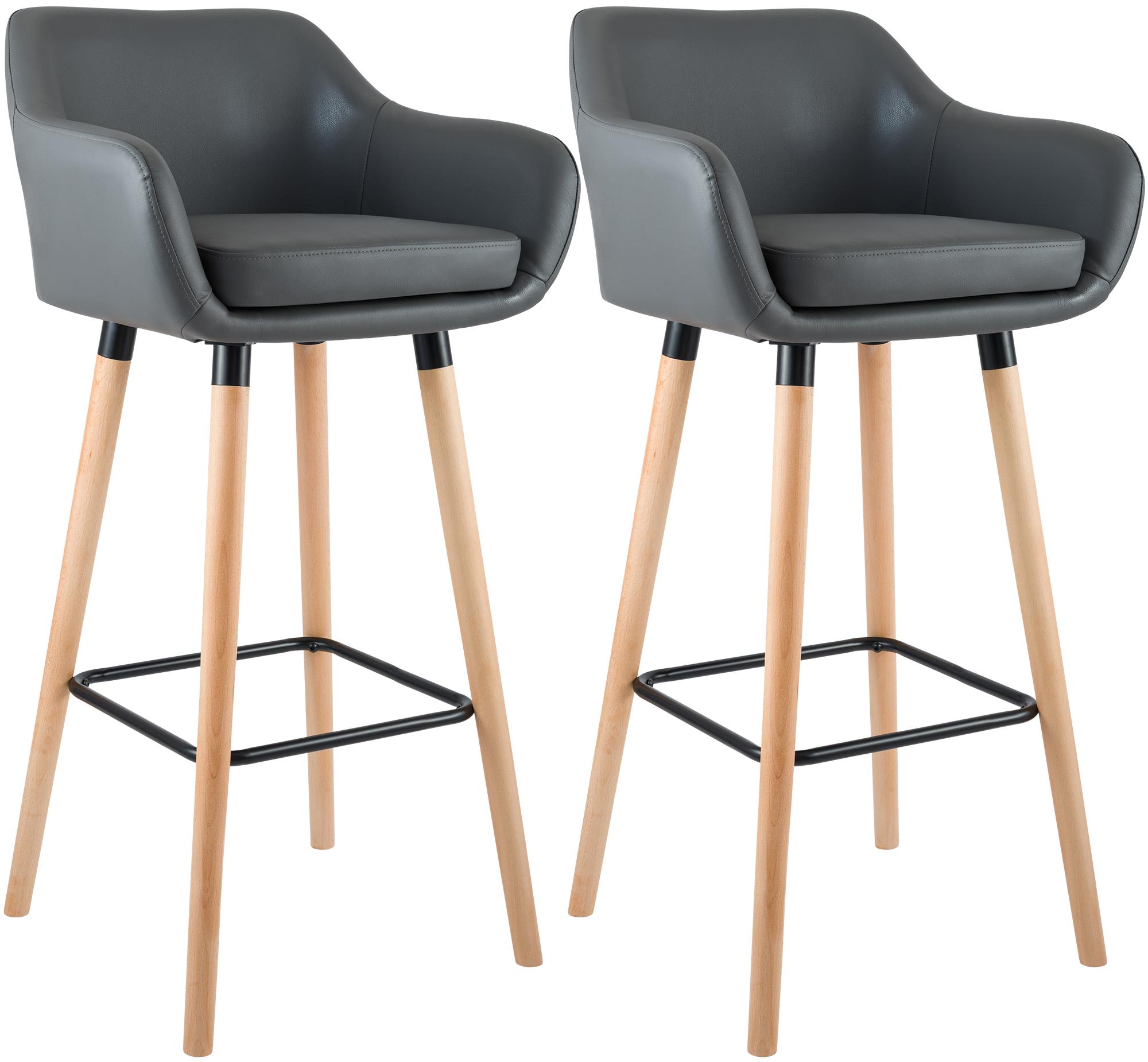 2er Set Barhocker Grant Kunstleder Zweitbild