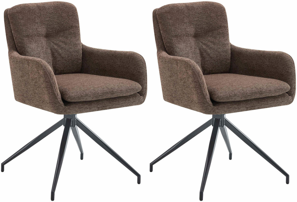 2er Set Esszimmerstühle Pickett Stoff Hauptbild