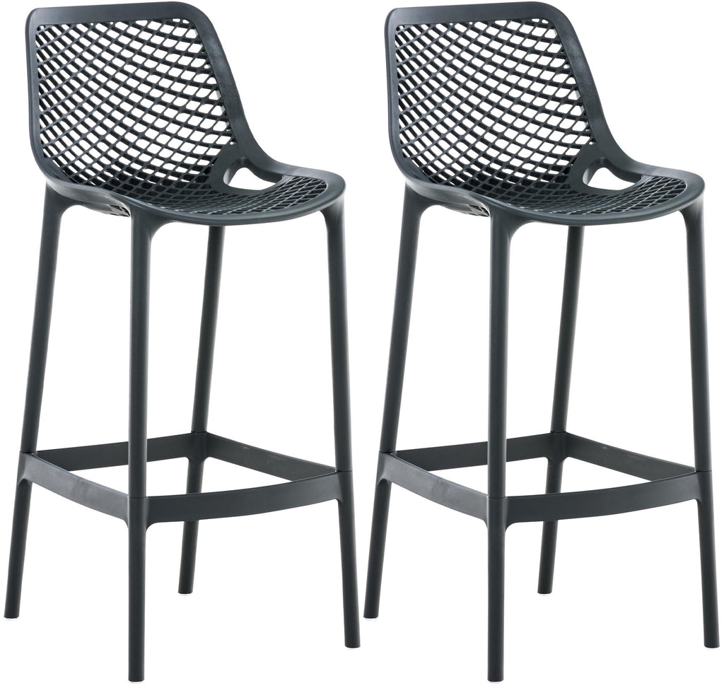 2er Set Outdoor Barhocker Air