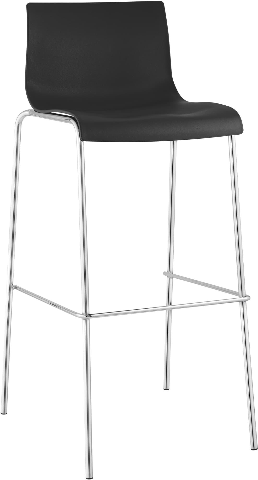 Barhocker Hover Kunststoff 4-Fuß Gestell Zweitbild
