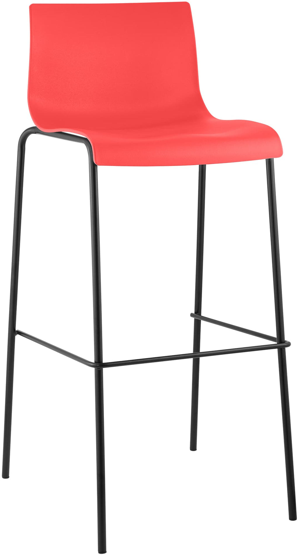 Barhocker Hover Kunststoff 4-Fuß Gestell