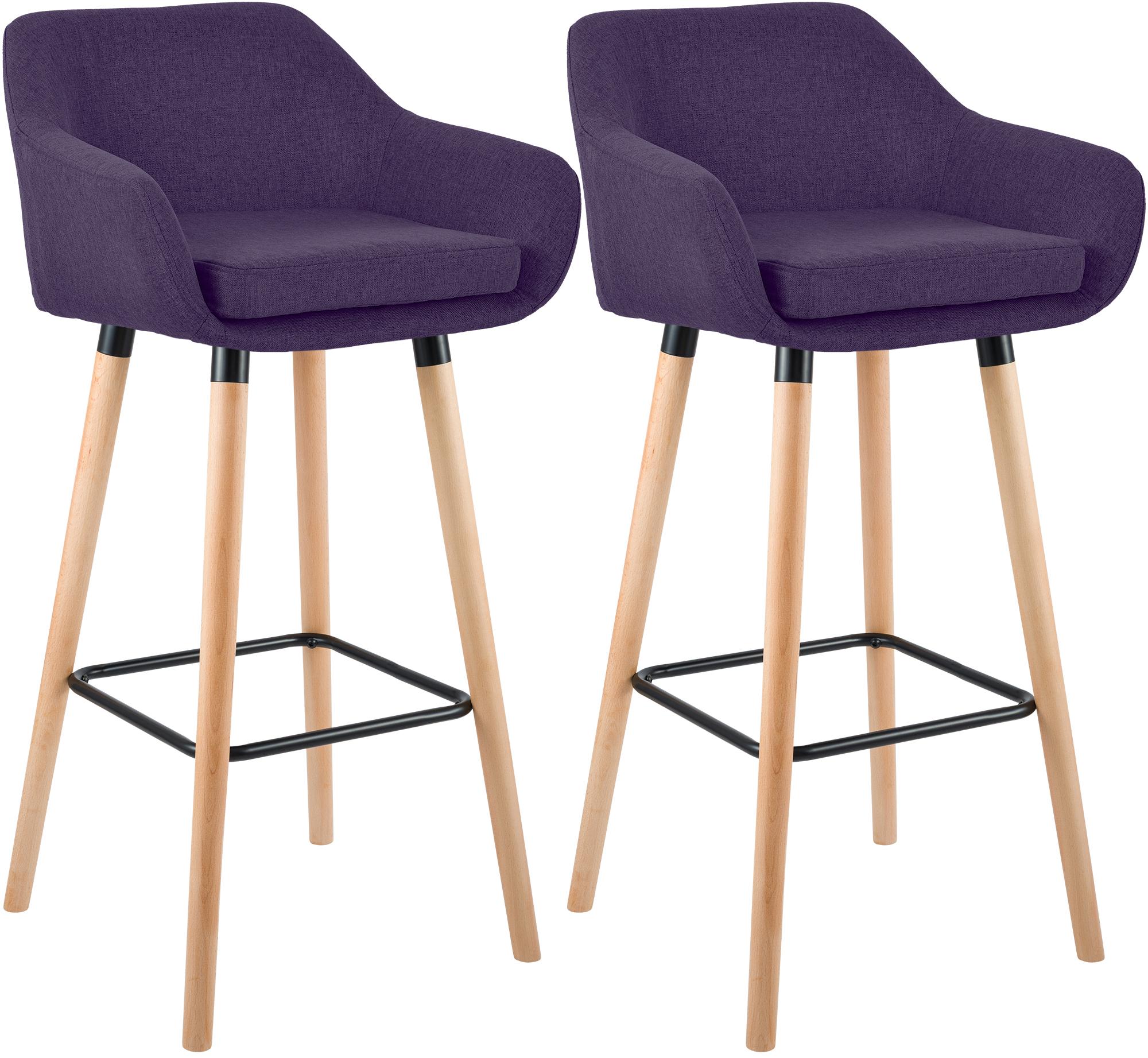 2er Set Barhocker Grant Stoff Zweitbild