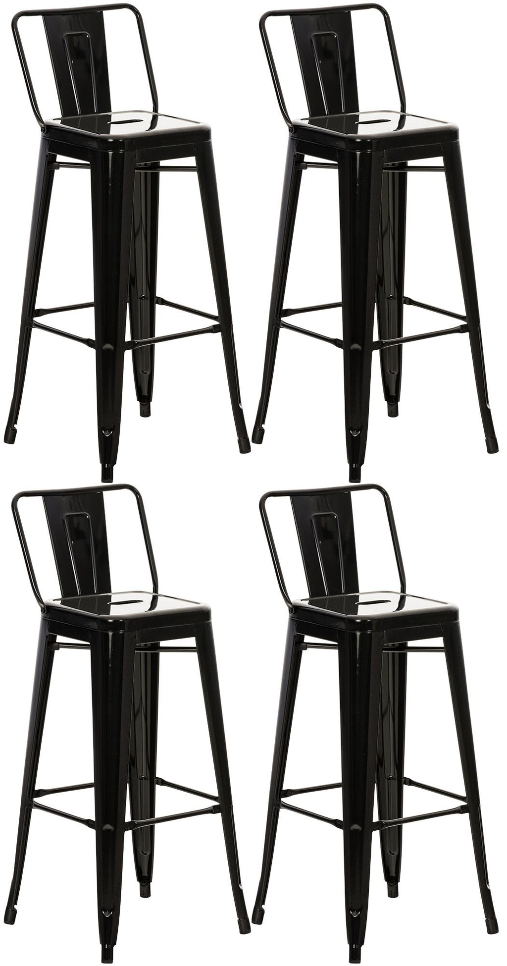 4er Set Barhocker Mason