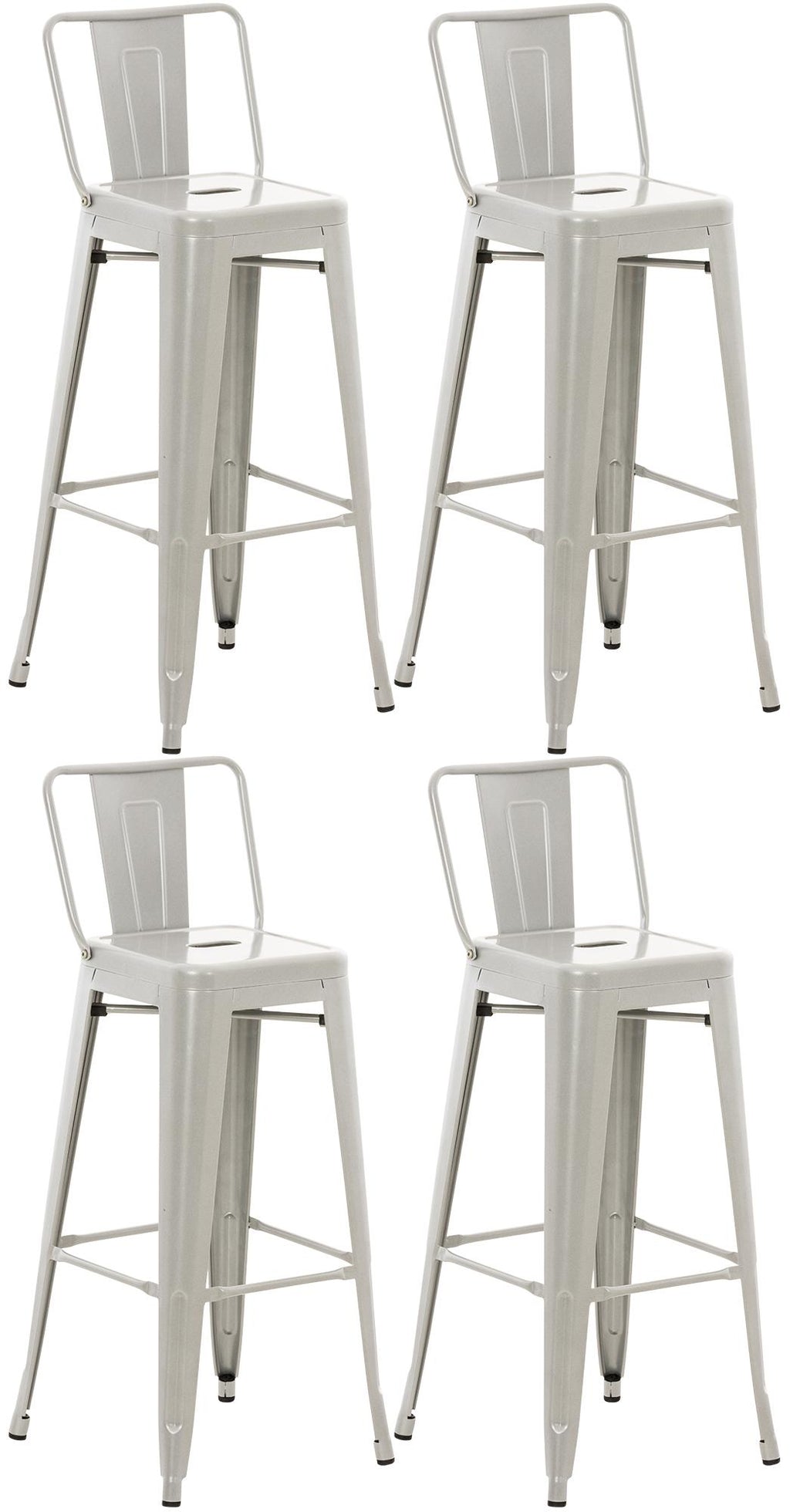 4er Set Barhocker Mason