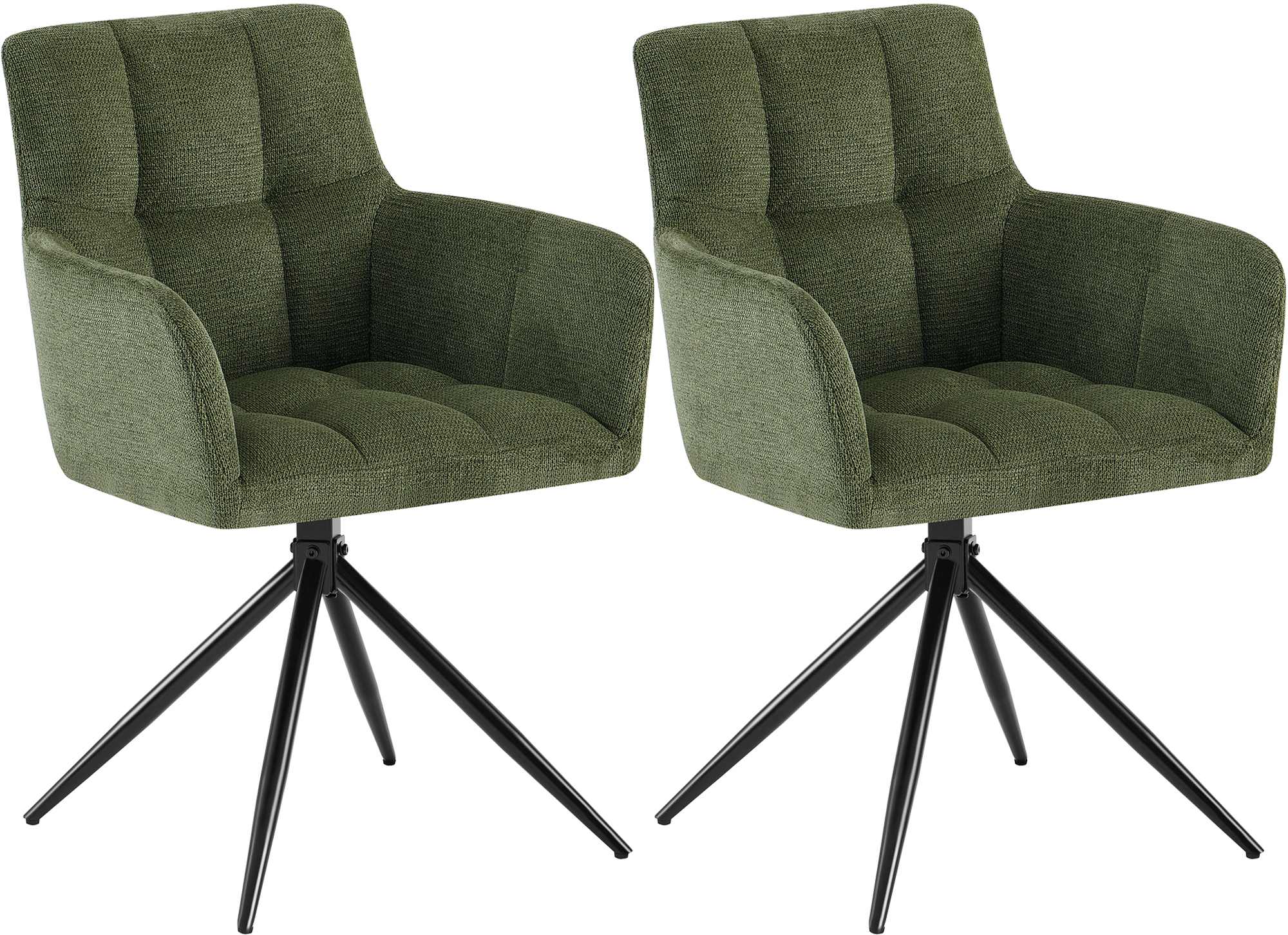 2er Set Esszimmerstuhl Jonah Stoff Zweitbild