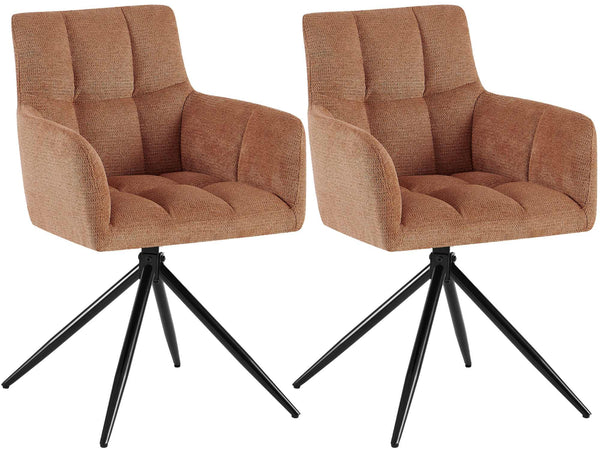 2er Set Esszimmerstuhl Jonah Stoff