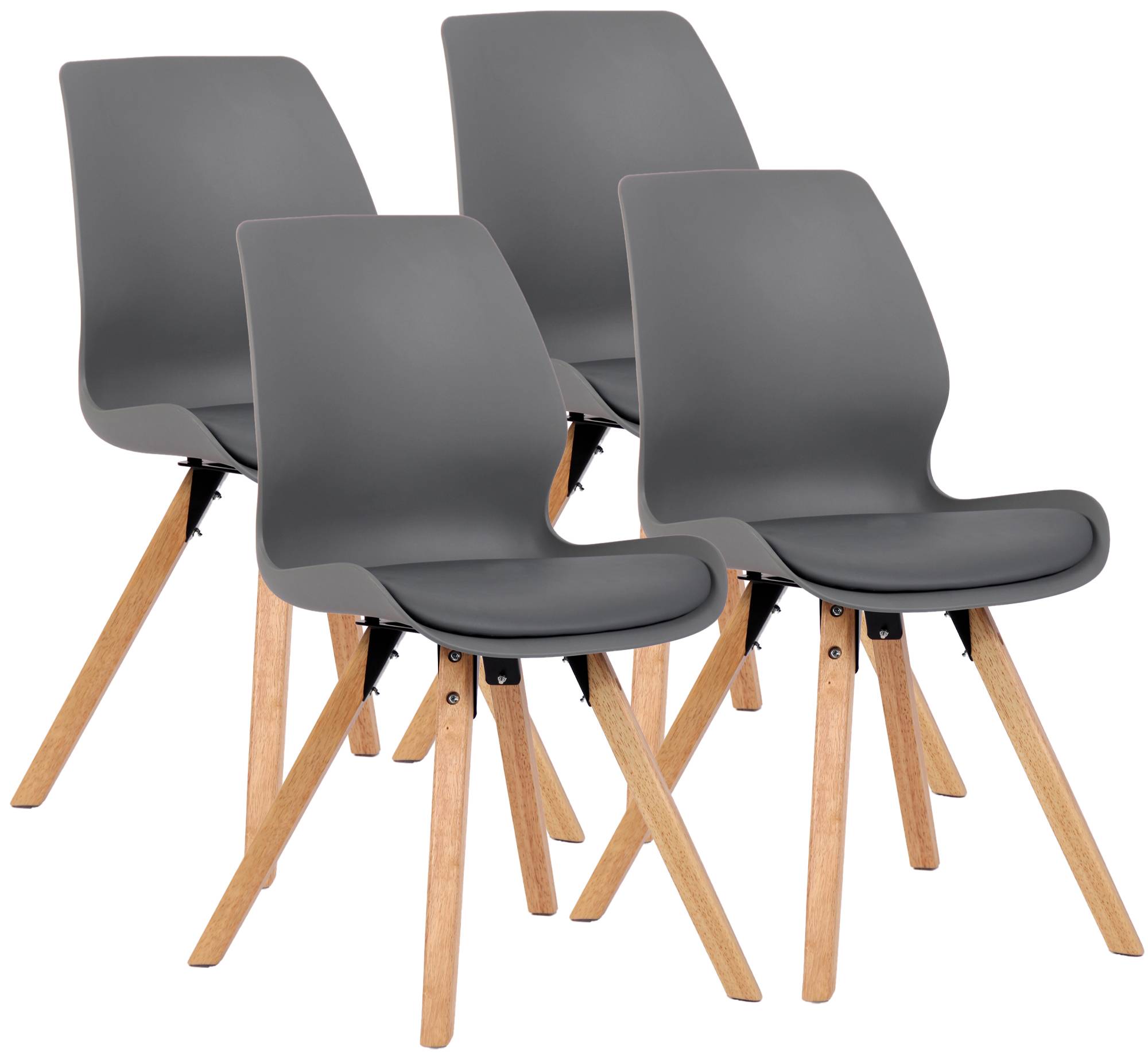 4er Set Stuhl Luna Secundaire afbeelding