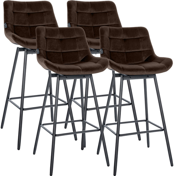 4er Set Barhocker Weston schwenkbar