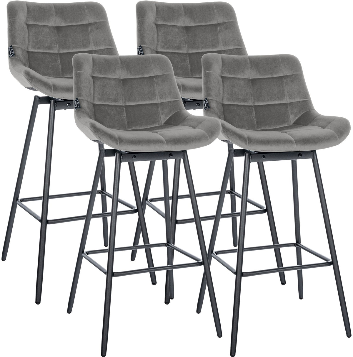 4er Set Barhocker Weston schwenkbar