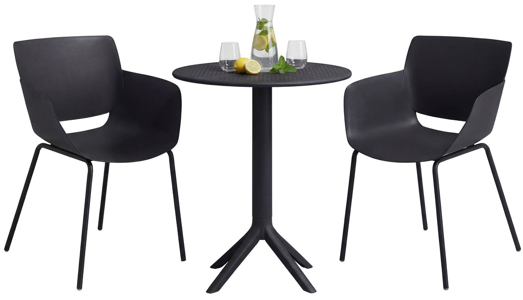 Gartenmöbel-Set Siora mit 2 Stühlen
