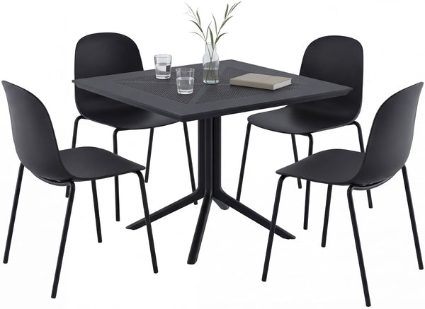 Gartenmöbel-Set Zeron mit 4 Stühlen