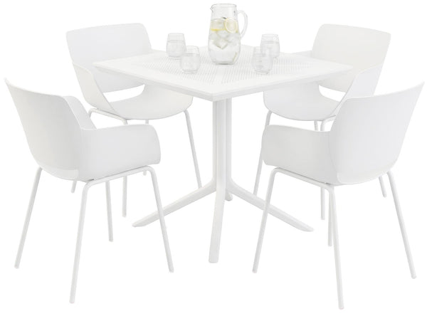 Gartenmöbel-Set Lirra mit 4 Stühlen