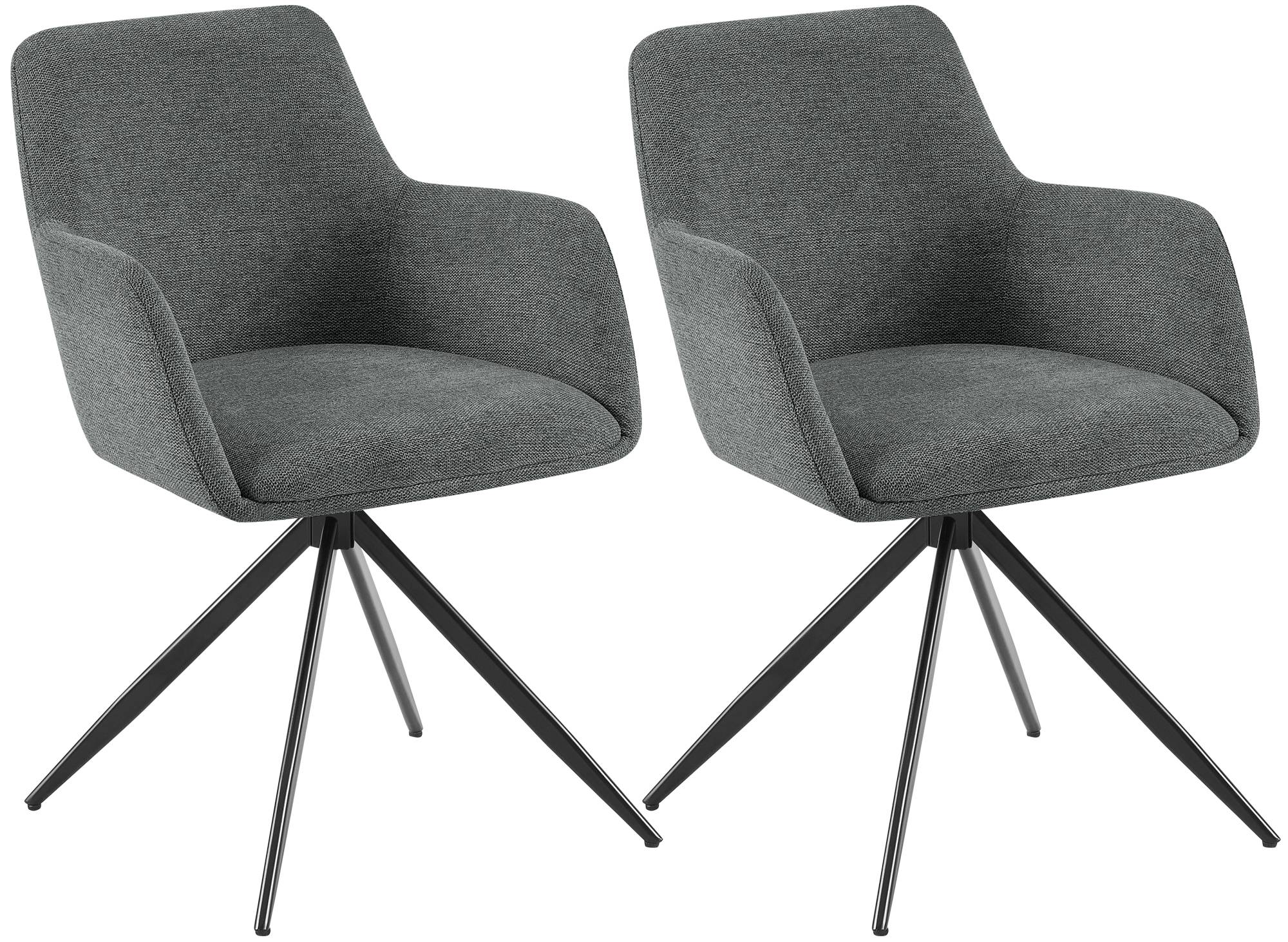 2er Set Esszimmerstuhl Olema Stoff Zweitbild
