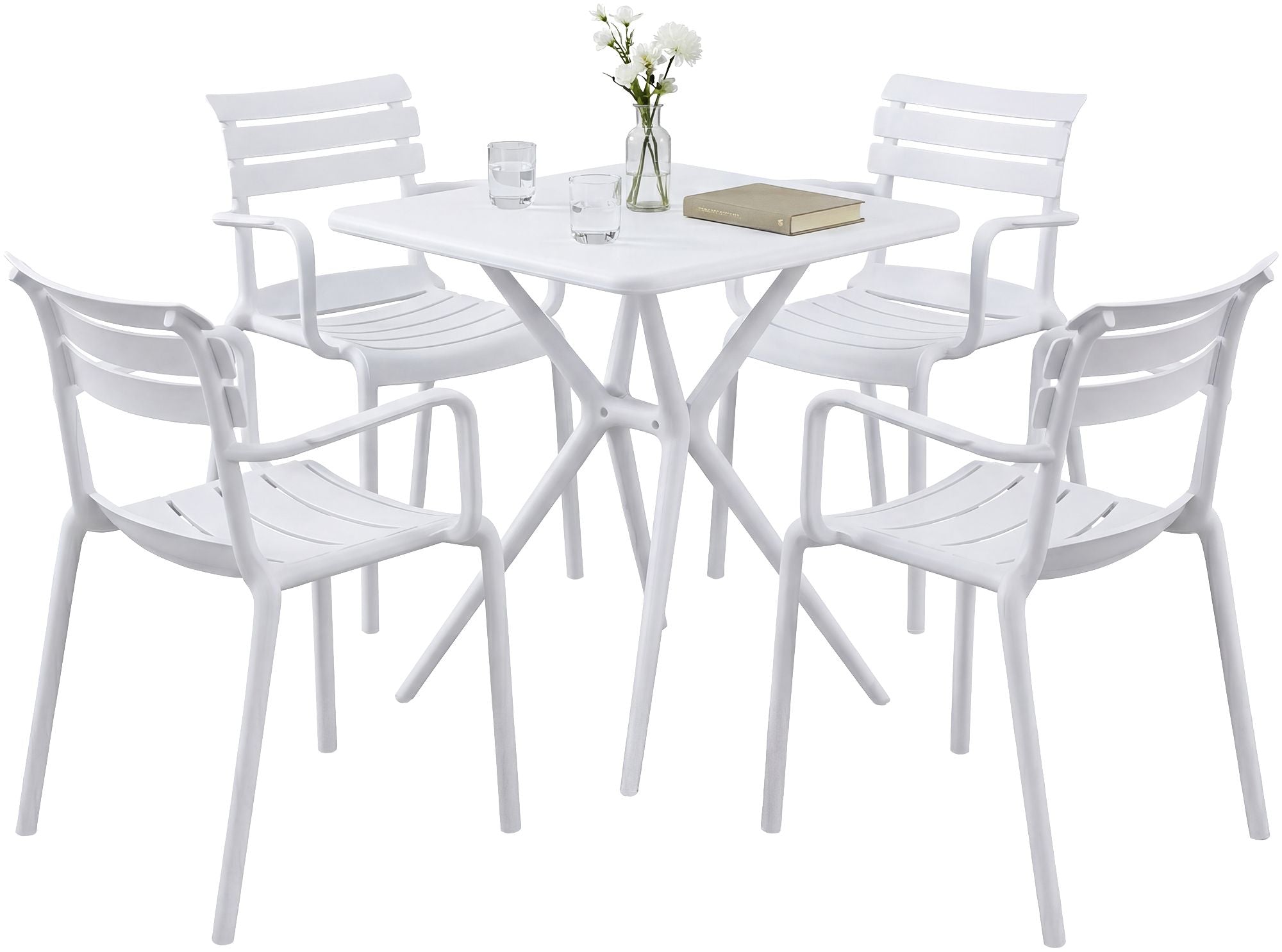 Gartenmöbel-Set Avena mit 4 Stühlen Secundaire afbeelding