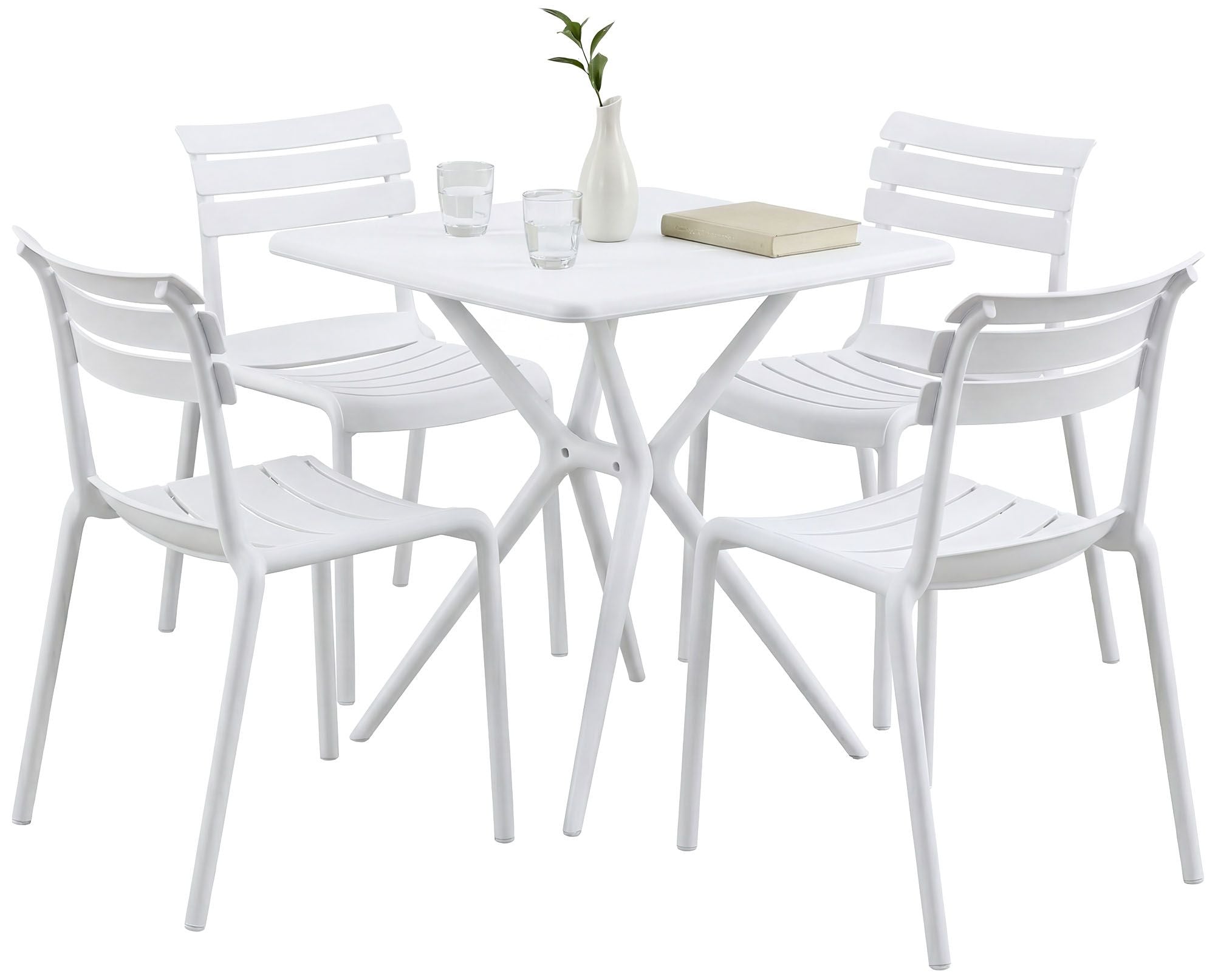 Gartenmöbel-Set Vela mit 4 Stühlen Secundaire afbeelding