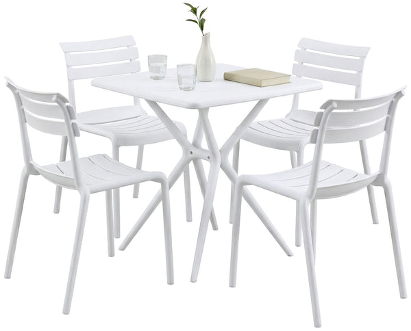 Gartenmöbel-Set Vela mit 4 Stühlen