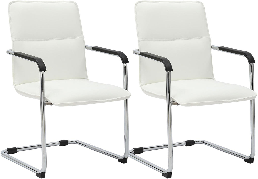2er Set Freischwinger Seattle Kunstleder
