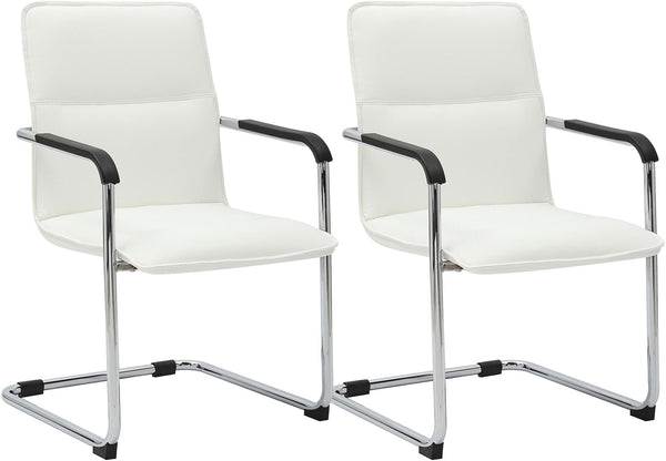 2er Set Freischwinger Seattle Kunstleder