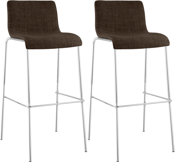 2er Set Barhocker Hover Stoff Vierfußgestell