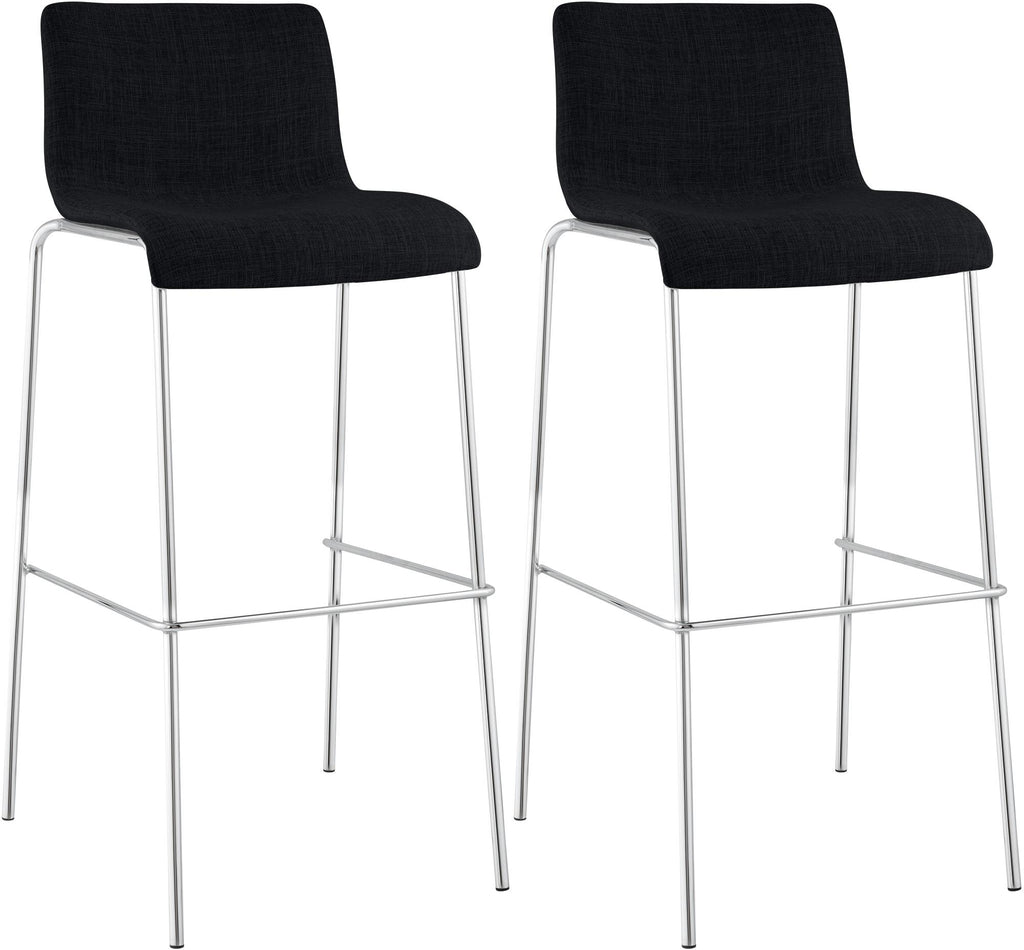2er Set Barhocker Hover Stoff Vierfußgestell