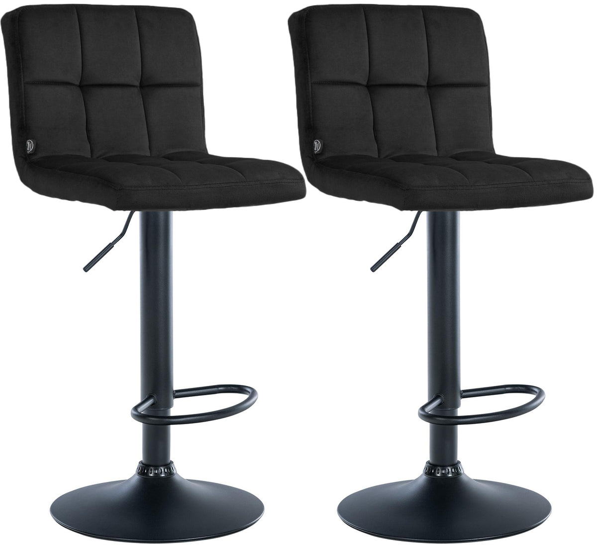 2er Set Barhocker Peru Samt