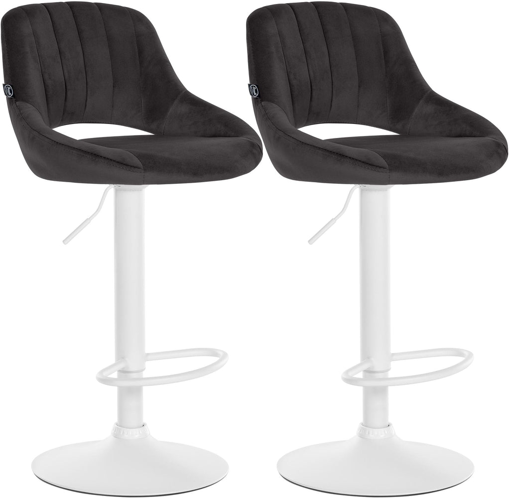 2er Set Barhocker Milet Samt