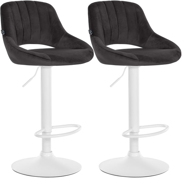 2er Set Barhocker Milet Samt