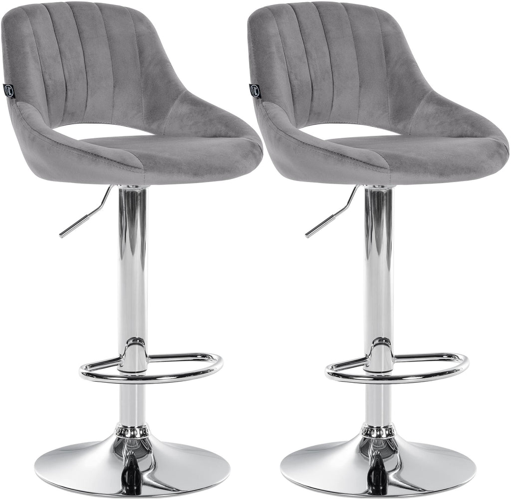 2er Set Barhocker Milet Samt