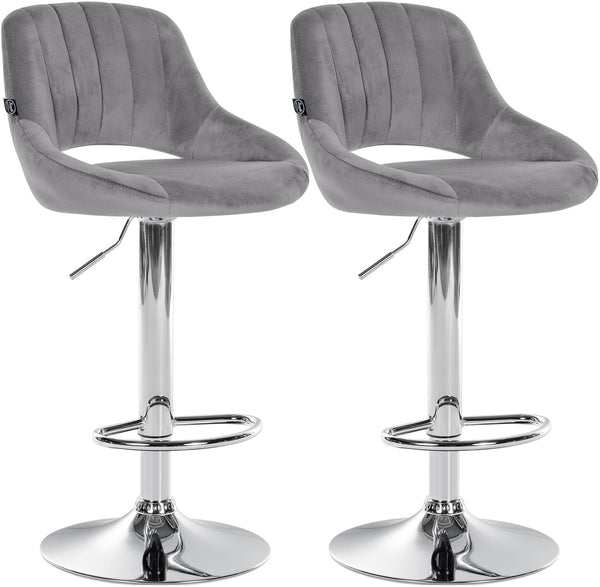 2er Set Barhocker Milet Samt