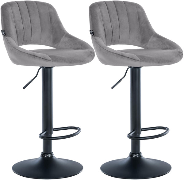 2er Set Barhocker Milet Samt