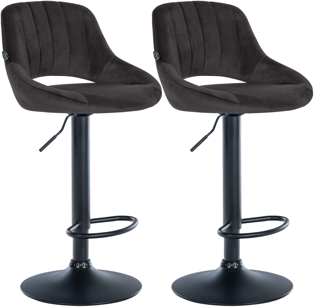 2er Set Barhocker Milet Samt