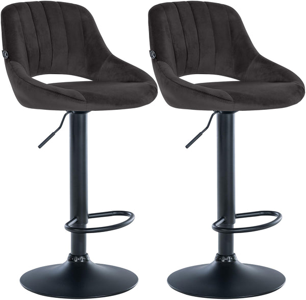 2er Set Barhocker Milet Samt