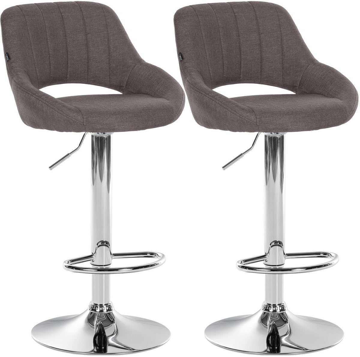 2er Set Barhocker Milet Stoff Hauptbild