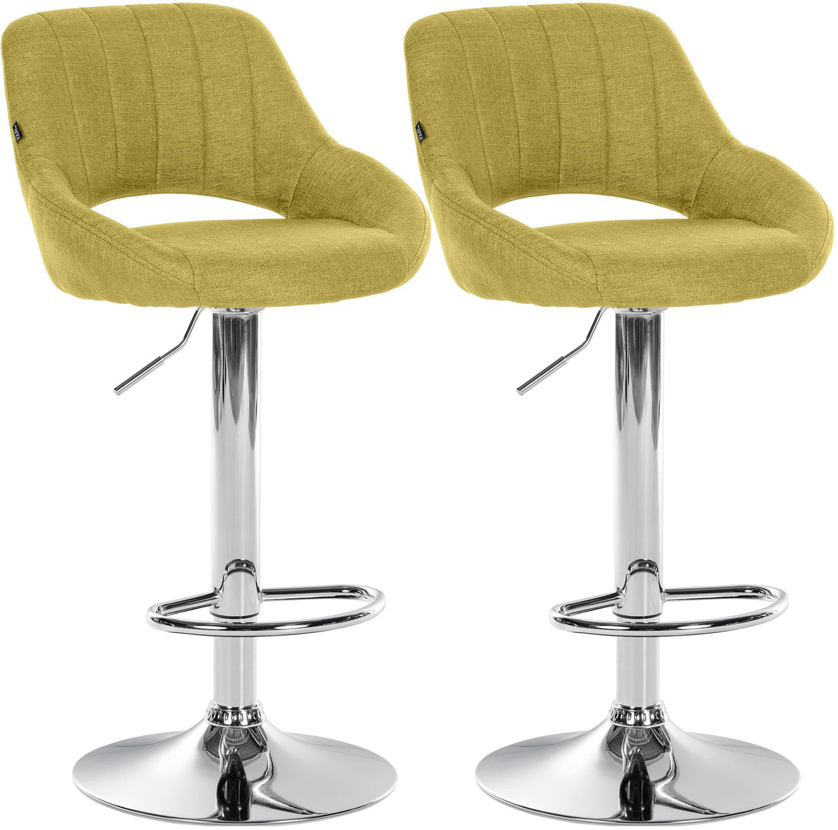 2er Set Barhocker Milet Stoff