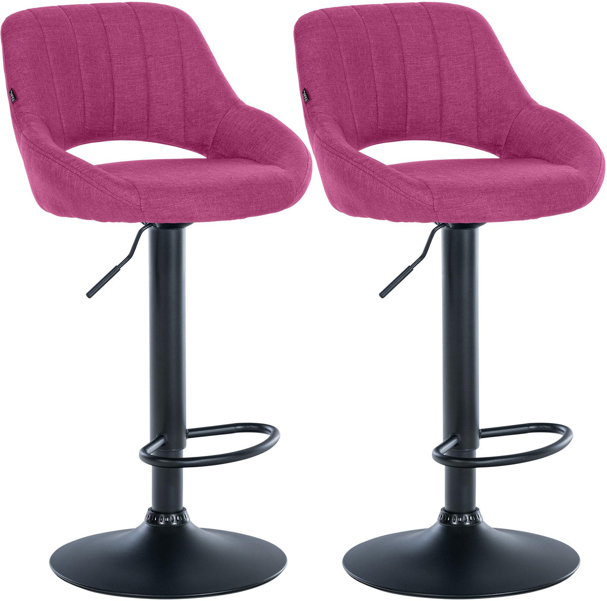 2er Set Barhocker Milet Stoff