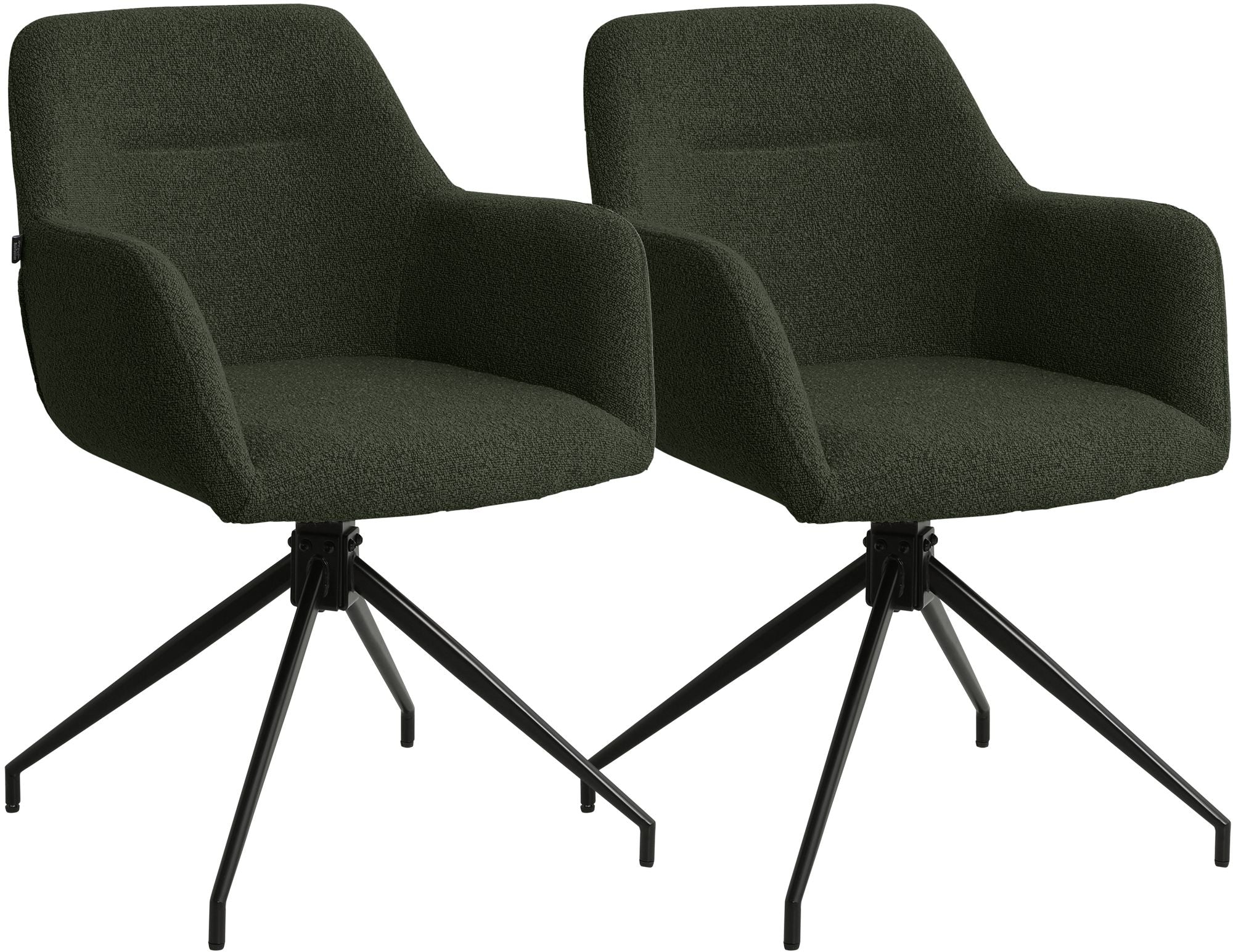 2er Set Esszimmerstühle Merlinda Teddystoff Zweitbild