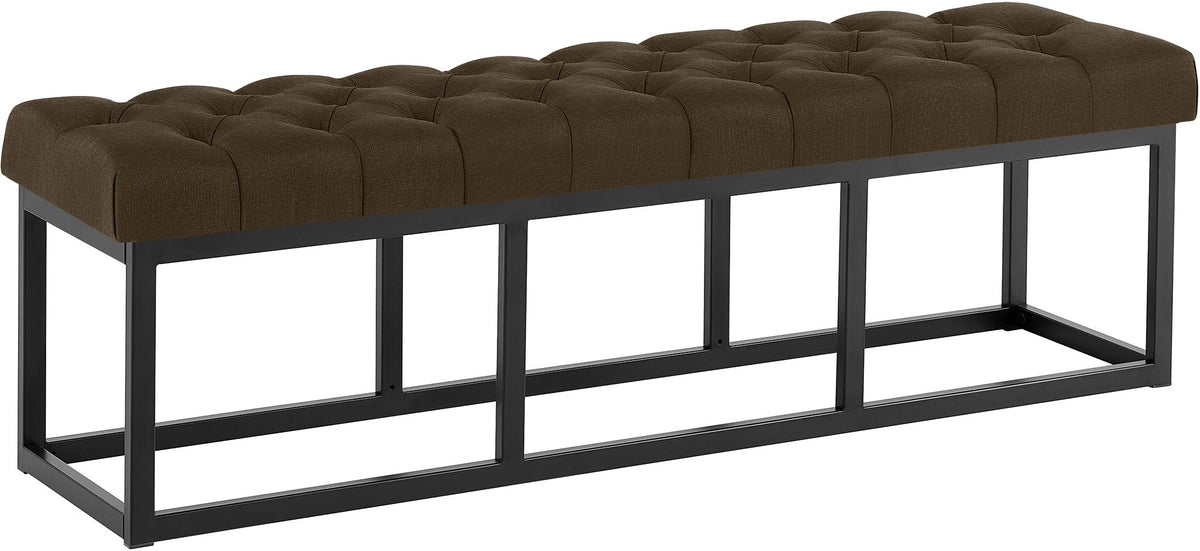 Sitzbank Amun Stoff mit schwarzem Gestell Hauptbild