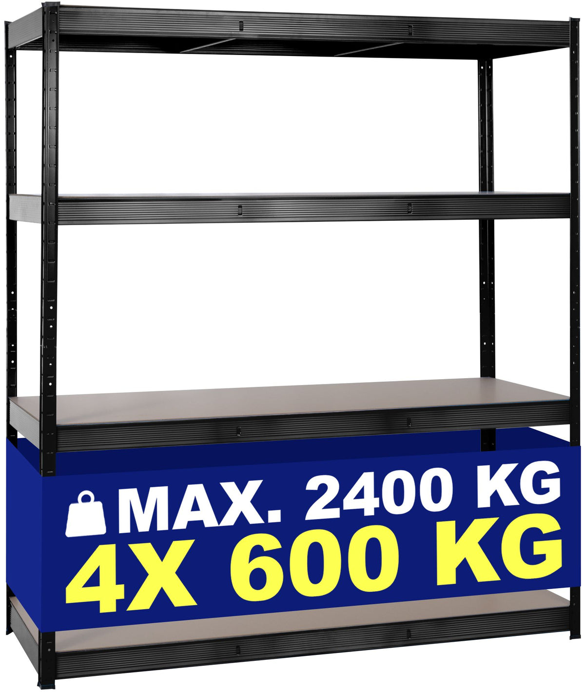 Schwerlastregal 160 x 60 x 180 cm Hoofdafbeelding