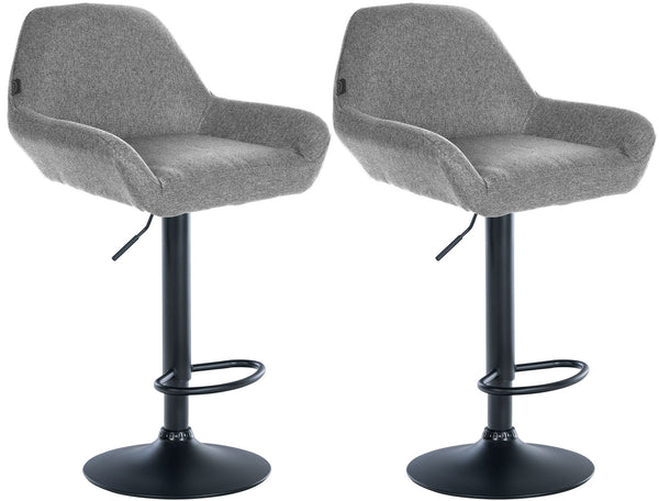 2er Set Barhocker Braga Stoff
