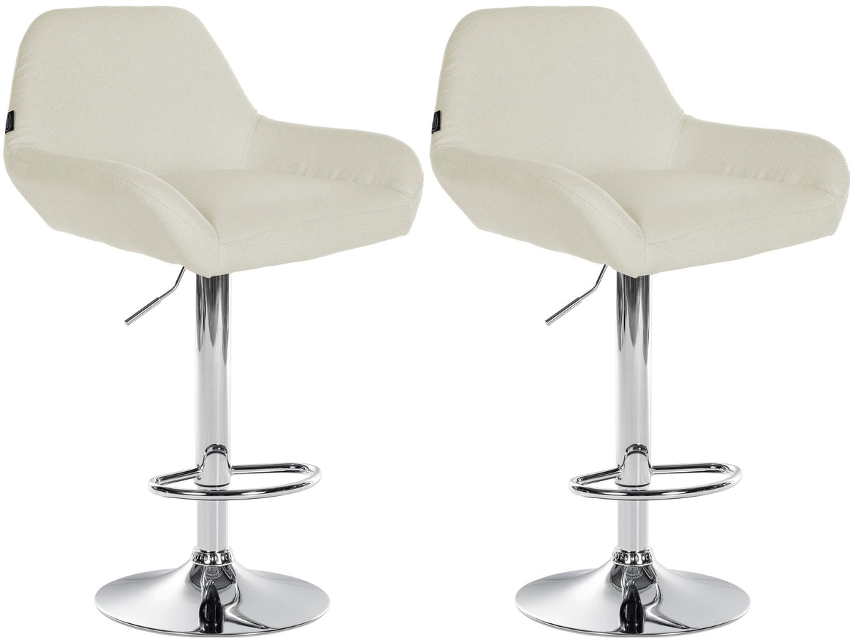 2er Set Barhocker Braga Stoff