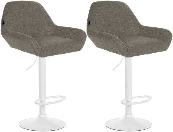 2er Set Barhocker Braga Stoff